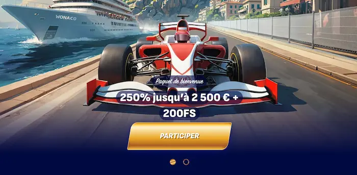 Wonaco Casino banner